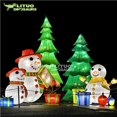 Llums de Nadal de llanterna xinesa